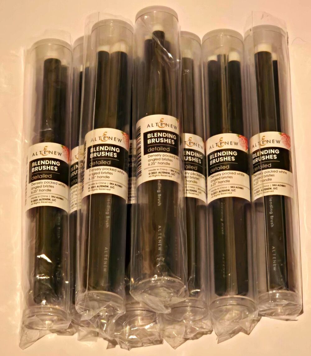 0301 Altenew Blending Brushes Detailed Angled Bristles 6.25" Handle ALT4801